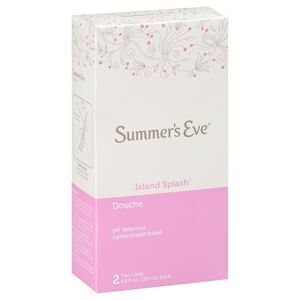 Summer's Eve Island Splash Cleansing Douche 2ct pH Balanced 4.5 oz Each